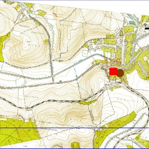 Ždánický les 2018. Mapový list 0-11. 125 - Brankovice 3 (okr. Vyškov) - trať Hradištěk, Padělky - mladší a pozdní doba kamenná, mladší doba bronzová; 343 - Brankovice 1 (okr. Vyškov) - trať Hradištěk, Padělky - tvrz - středověk - památka zapsaná do ÚSKP pod r. č. 34576/7-2170.