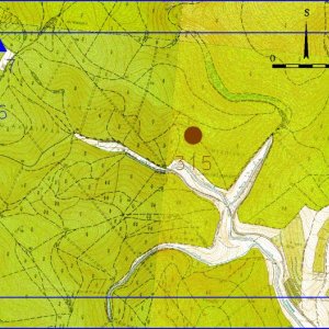 Ždánický les 2018. Mapový list 3-8. 216 - Žarošice 2 (okr. Hodonín) - trať U andělíčka, Pod jelenem - mohylové pohřebiště - střední doba bronzová; 217 - Heršpice 2 (okr. Vyškov) - trať U zlatého jelena - mohylové pohřebiště - starší doba železná; 218 - Heršpice 3 (okr. Vyškov) - trať U zaletého jelena - mohylové pohřebiště - dosud blíže nedatováno; 315 - Mouřínov 2 (okr. Vyškov) - trať 	Hradisko, Na hradisku - tvrz Újezd u Ždánic - středověk.