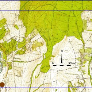 Ždánický les 2018. Mapový list 5-11. 302 - Bohuslavice u Kyjova 3 (okr. Hodonín) - trať Hrádek, Hrad - tvrz - středověk - památka zapsaná do ÚSKP pod r. č. 26376/7-2169; 332 - Bohuslavice u Kyjova 4 (okr. Hodonín) - trať Tvrza - novověk - památka zapsaná do ÚSKP pod r. č. 34576/7-2170. 