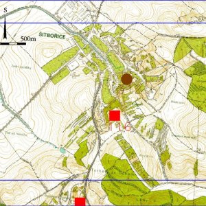 Ždánický les 2018. Mapový list 6-3. 116 - Šitbořice 2 (okr. Břeclav) - trať Malé Domaniny - hradiště - pozdní doba kamenná, starší doba bronzová, starší doba železná; 312 - Šitbořice 3 (okr. Břeclav) - trať Hradisko - tvrz - středověk.