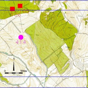 Ždánický les 2018. Mapový list 6-5. 105 - Borkovany 1 (okr. Břeclav) - trať Časkovec - hradiště - pozdní doba bronzová; 106 - Borkovany 2 (okr. Břeclav) - trať Časkovec - hradiště (?), tvrz (?) - starší doba železná, středověk; 414 - Borkovany 3 (okr. Břeclav) - trať Časkovec - zaniklá vesnice Častkovice - středověk.