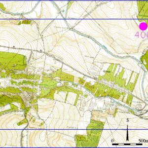 Ždánický les 2018. Mapový list 7-5. 408 - Klobouky u Brna 1 (okr. Břeclav) - trať Kamence - zaniklá vesnice Kamenec - středověk.