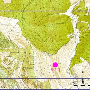 Ždánický les 2018. Mapový list 8-4. 411 - Klobouky u Brna 2 (okr. Břeclav) - trať Přestavlky - zaniklá vesnice Přestavlky - středověk.