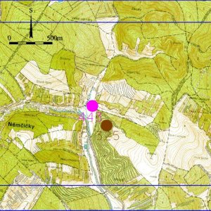 Ždánický les 2018. Mapový list 10-4. 111 - Kobylí 2 (okr. Břeclav) - trať Lumperky, Vigrunty - hradiště - pozdní doba kamenná, starší doba bronzová; 325 - Němčičky 1 (okr. Břeclav) - trať Hradské (?) - tvrz - nedochovaná - středověk; 443 - Němčičky 2 (okr. Břeclav) - intravilán obce - zaniklá vesnice -  středověk.