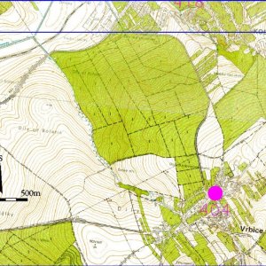 Ždánický les 2018. Mapový list 11-5. 404 - Vrbice 1 (okr. Břeclav) - intravilán obce - zaniklá vesnice Vrbice - středověk.